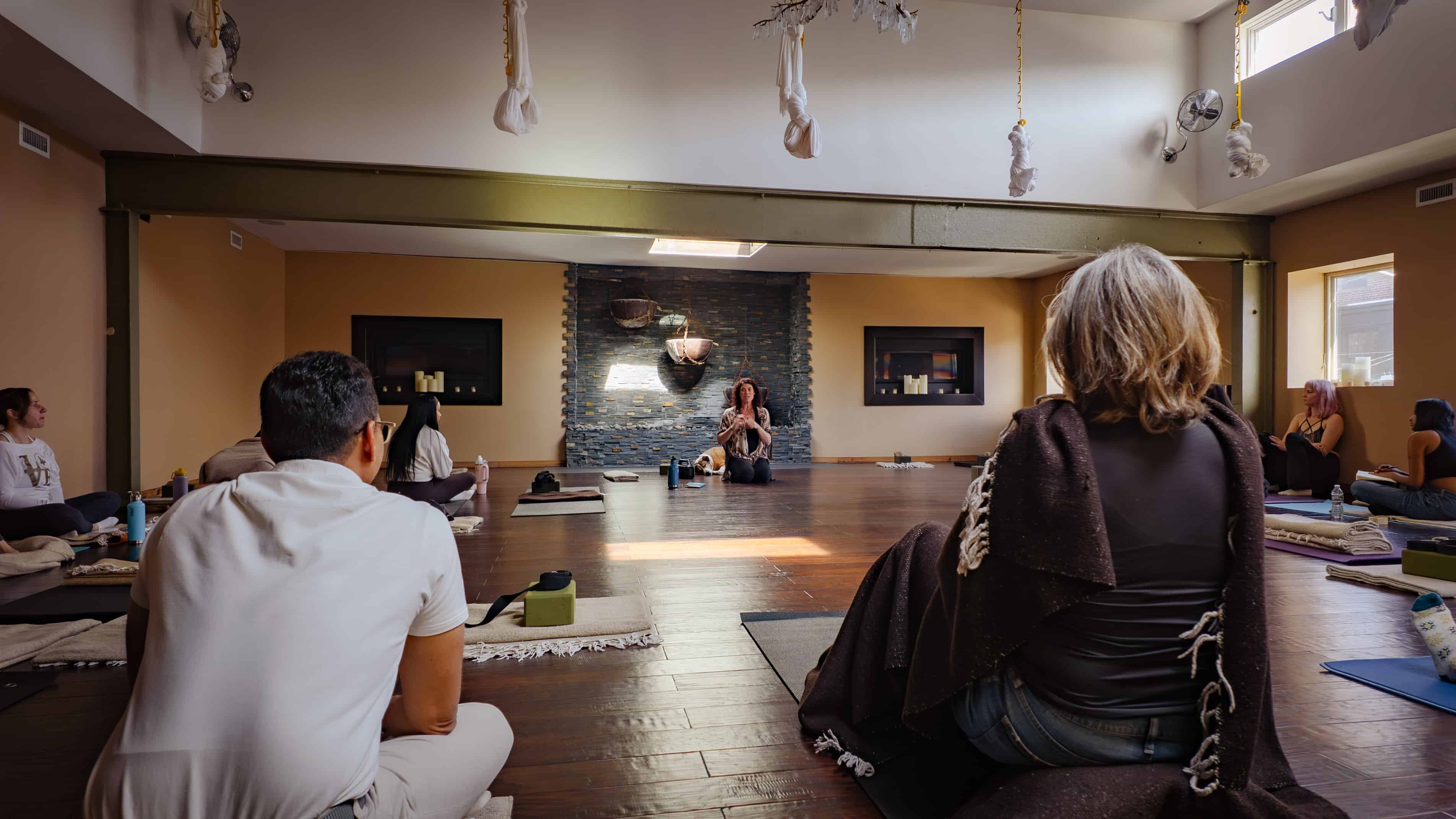 Heather Rice at Amrita Yoga Awakened Primal Self event