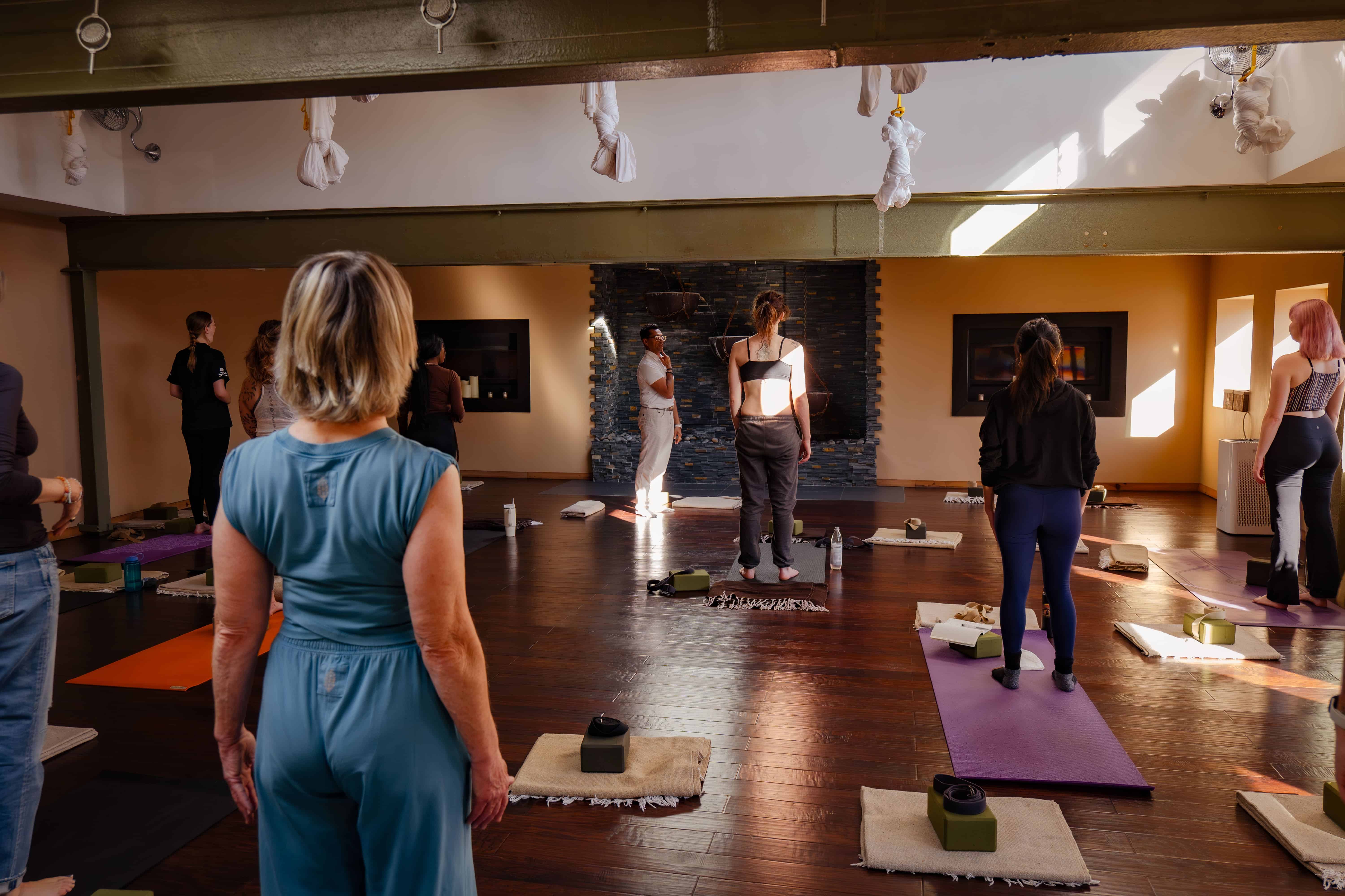 Kavin participated in an event at Amrita Yoga