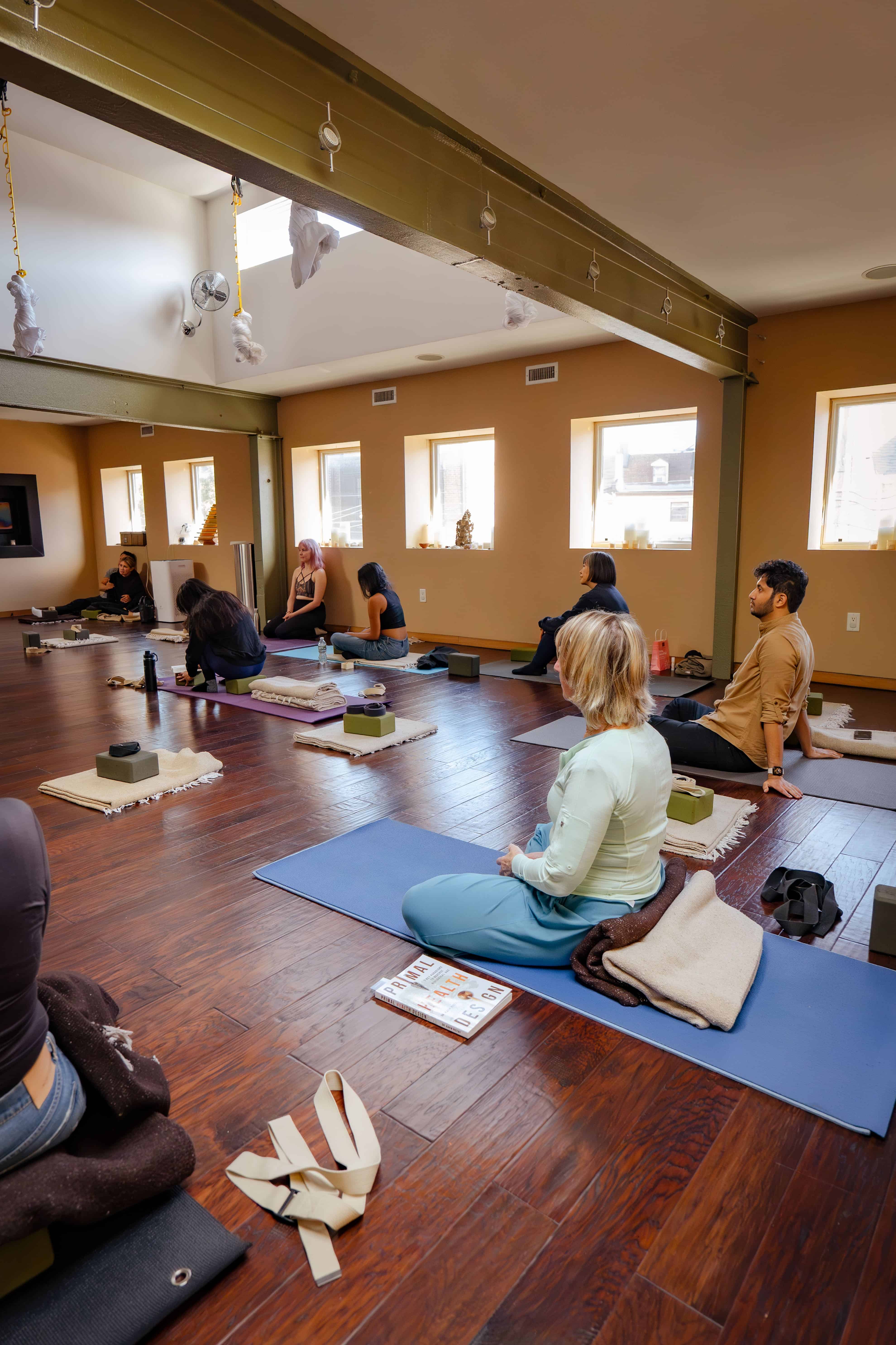 Amrita Yoga event hosted by Heather Rice and Dr. Kavin Mistry MD