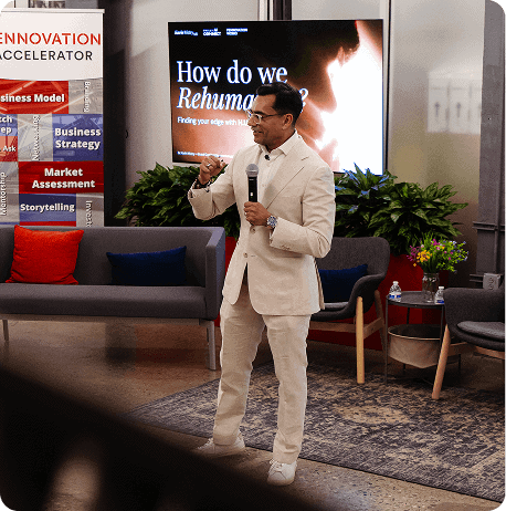 Kavin Mistry is a neuroradiologist designing human durability and keynote speaker.